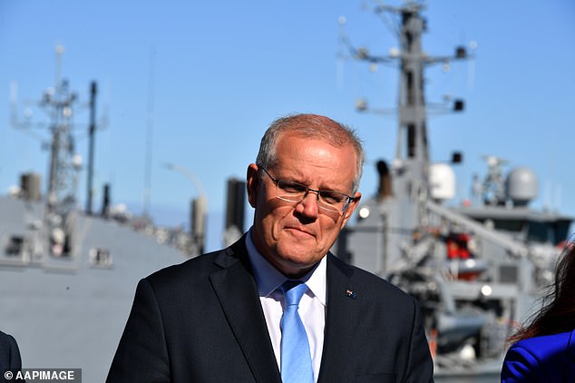 Mr Morrison (pictured) has again backed his captain's pick in his strongest comments so far on the issue