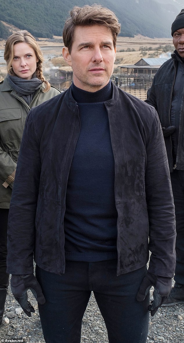 Tom Cruise as Ethan Hunt and his IMF team in a publicity shot for Mission Impossible - Fallout in 2018