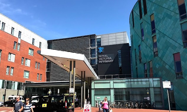 One of the seven is being treated at a specialist unit at the Royal Victoria Infirmary in Newcastle (shown)