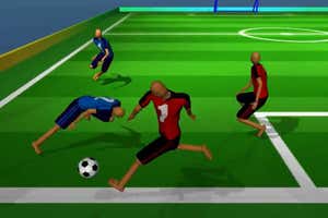 An image of the digita humanoid soccer players